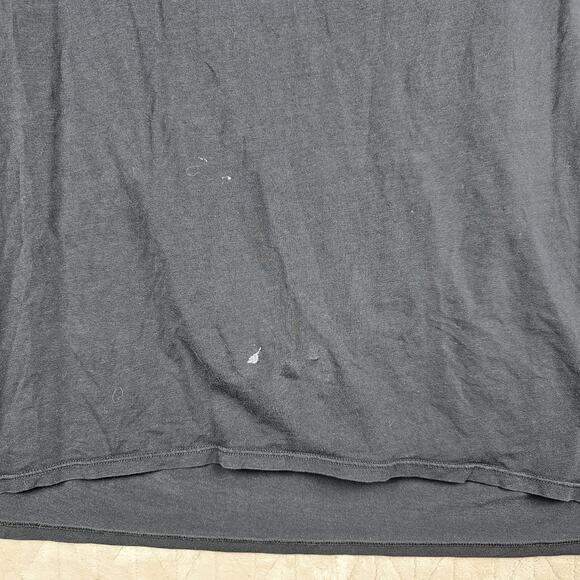 Lululemon Back In Action Shirt 8 Cotton Athleisure Gym Workout Breathable Black - Picture 2 of 6